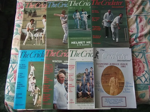 THE CRICKETER international magazine 1978.+May 1981(choose issue/s)