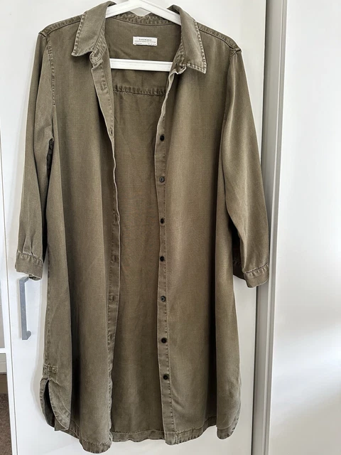 ZARA LIGHT KHAKI Olive Lyocell Shirt Dress Size XS, Used 31.90 - PicClick UK ZARA LIGHT KHAKI Olive Lyocell Shirt Dress Size XS, Used 31.90 - PicClick UK
