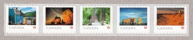 Canada 2018 #3061a mnh - FROM FAR and WIDE - LARGE COIL strip of 5