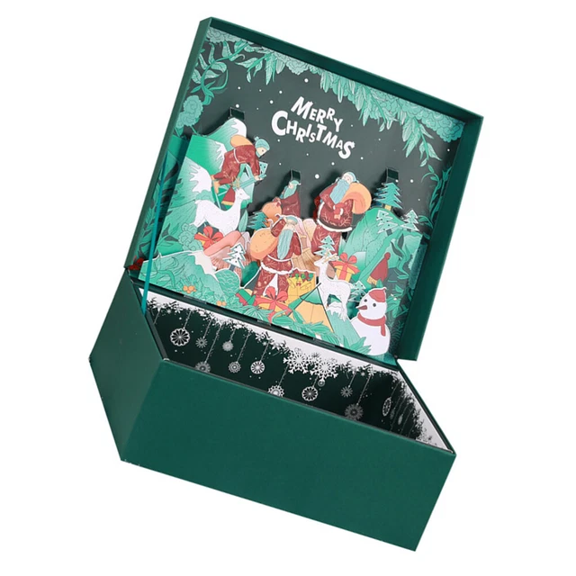 Weihnachtsgeschenkbox Gegenwart Boxen: Weihnachtsbaumkästen kreative