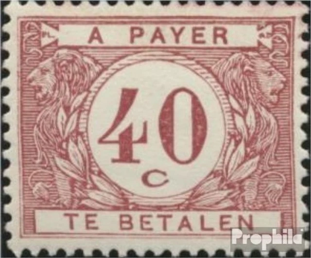 Belgique p27 neuf 1921 Porto Marque