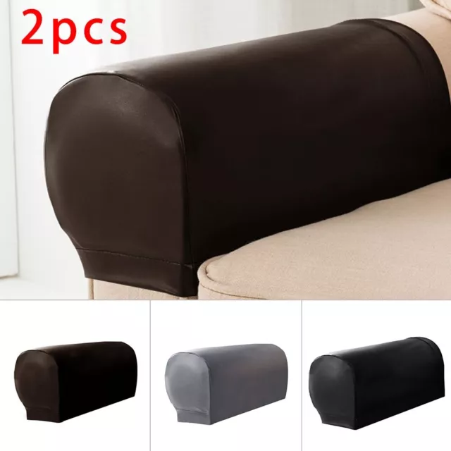 Sofa armrest covers decoration waterproof elastic seat furniture PU leather couch