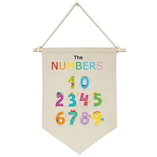 the Numbers Education - Christmas Gifts for Baby  Girl Nursery Room Front...