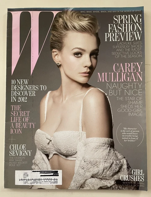 W MAGAZINE CAREY Mulligan Spring Fashion 10 Designers Lyn Revson Chloe  Sevigny £17.98 - PicClick UK