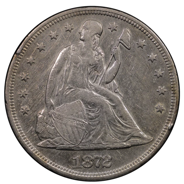 1872 Liberty Seated Dollar (ungraded)