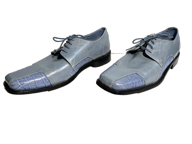 Stacy Adams‎ Mens Size 7.5 7.5M Sabre Black Spiked Studded Slip On Loafers Shoes Stacy Adams Mens Blue Shoes FOR SALE! - PicClick main image 3