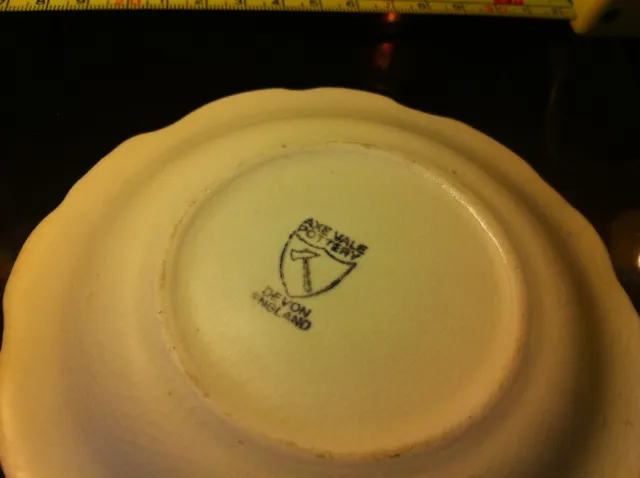 Dish Axe Vale Pottery Dish Devon 1950's Collectable Classic 2