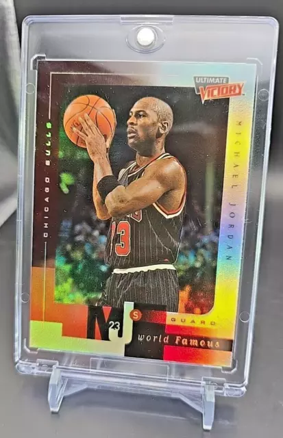 Michael Jordan Rare Ultimate Victory Refractor Mj8 With Case Chicago Bulls