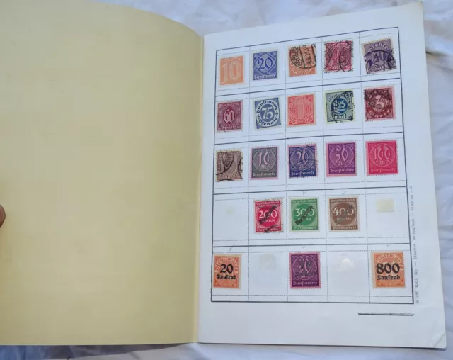 Old Stamp Book - Netherland Italy Hungary Germany etc.