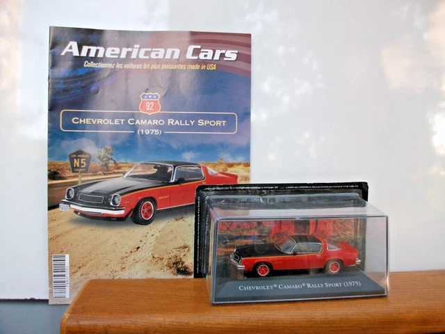 Modellino Chevrolet Camaro Rally Sport 1975 Scala 1:43, De Agostini, Nuovo In Teca