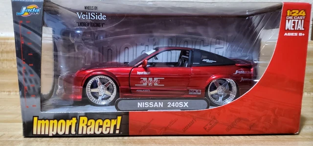Import Racer! NISSAN240SX １/２４ JADA TOYS nissan 240 SX by Jada Toys import racer! 1/24 scale diecast