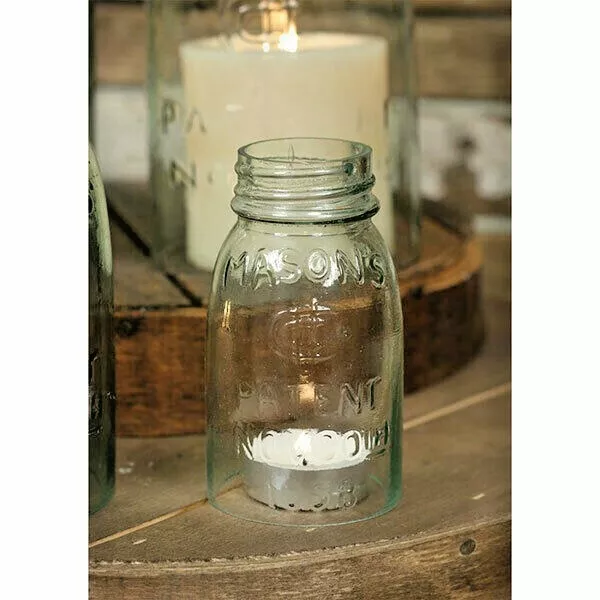 Mason Jar Cloche - candle cover