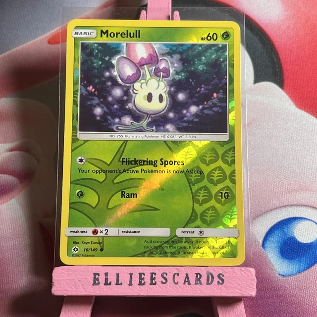 POKÉMON JCG MORELULL 16/149 Reverse Holo (Soleil & Lune) EUR 2,36
