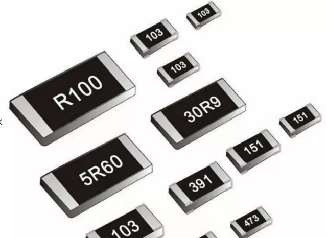 KIT RESISTENZE SMD tipo 2512 2pz x 33 VALORI 66 PEZZI 1W 5% da 1 ohm a 1 Mohm