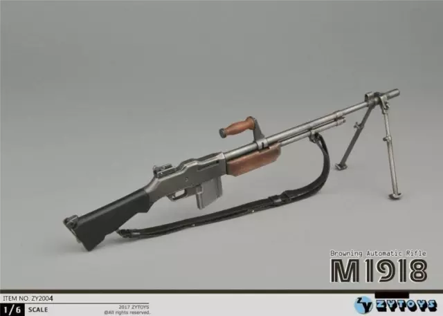 US Army 1/6 Scale WWII M1918 BAR Browning Automatic Rifle for 12" Figure