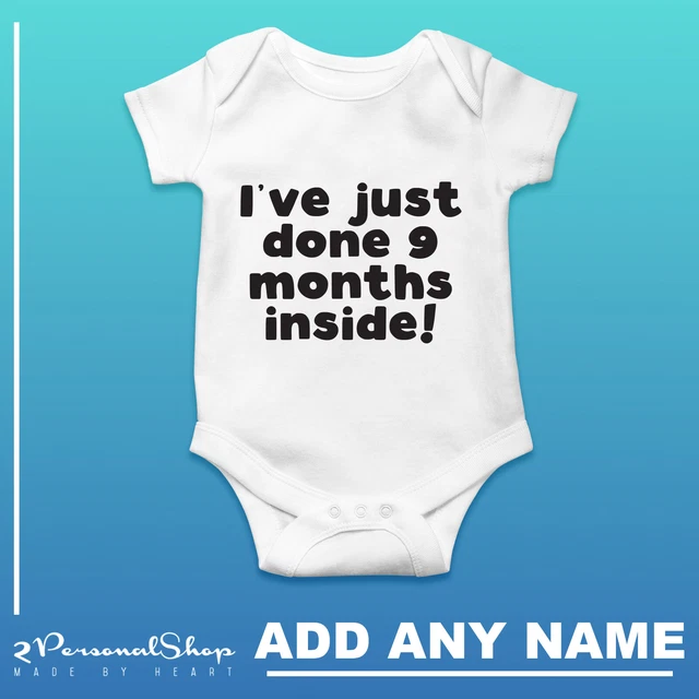 Personalizzato Bambino Gilet Di Crescita Body Femmina O Maschio Regalo Perfetto
