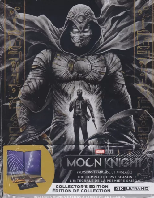 Marvel Studios Moon Knight Complete First Season 4K Ultra Hd Set-Steelbook Case