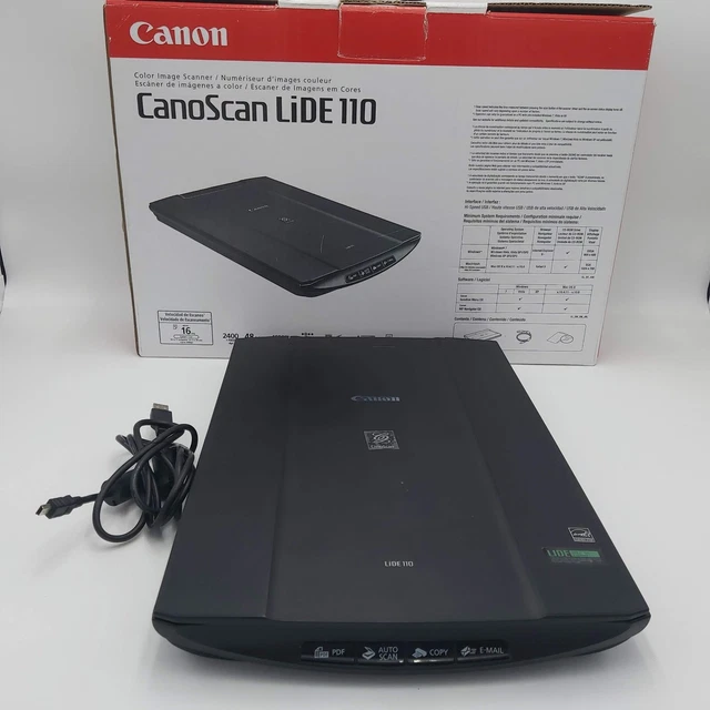 CANON SCANNER CANOSCAN LiDE 110 Flatbed ScannerUSB Powered 40.05