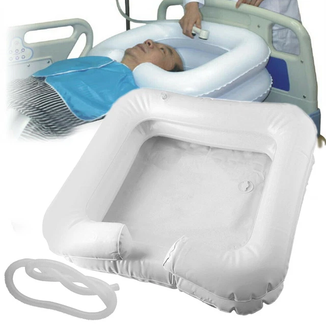 Lavabo móvil lavabo para el cabello lavabo para el cabello PVC para pacientes mayores