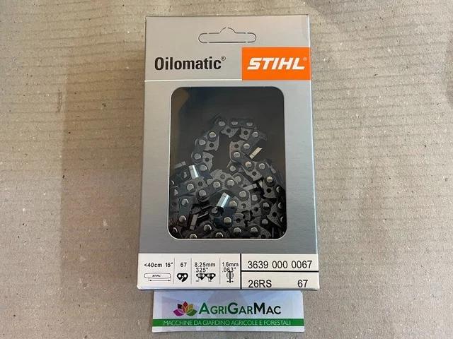 Catena Originale Stihl 64 Maglie 1/4 1,1 Per Motoseghe Ms 151t/Ms 192 - Foto 7