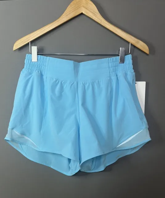 NWT LULULEMON HOTTY Hot High-Rise Lined Short 4 Blue Chill 6 £70.46 -  PicClick UK