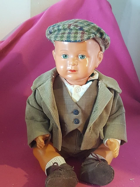 ancien SUPERBE POUPON SNF/ DEP  magnifiquement VETUE gentleman en NOVOID, 45 cm