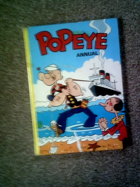 Vintage Popeye Annual  Published 1976 Children's Book