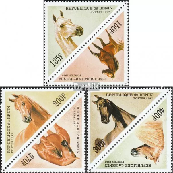 Benin 929-934 Couples mint never hinged mnh 1997 arabian horses