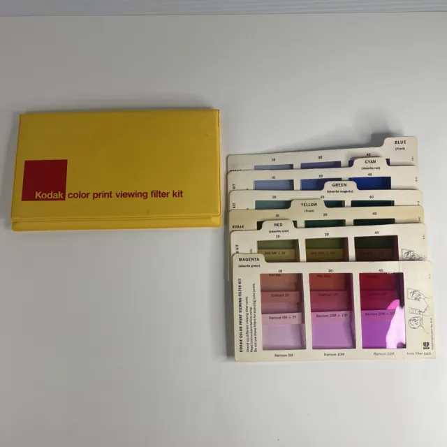 Kit de filtro de visualización de impresión en color Kodak R-25 COMPLETO