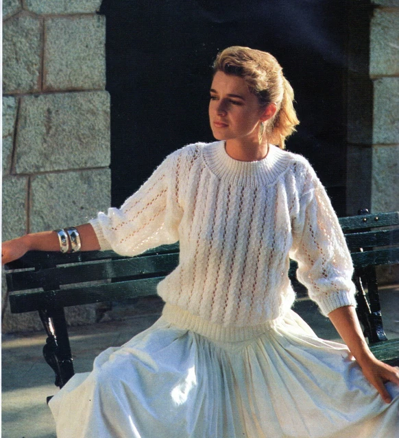 ~ Revista Robin Knitting Vista Prevista con Cuatro Patrones para Damas ~ Ver Fotos ~