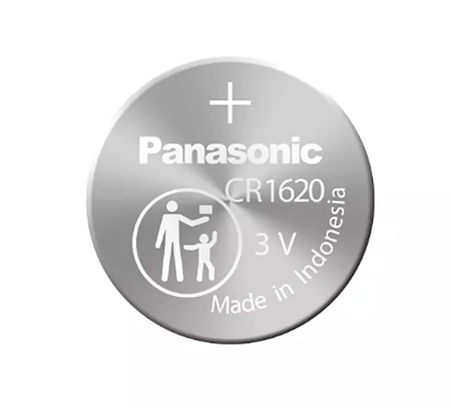 10x Panasonic CR1620 3V Cell coin lithium button battery DL1620 ECR1620 GPCR1620 3