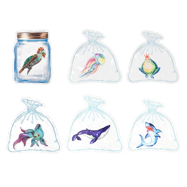 Lightcatcher Sticker FR MARINE LIFE Rainbow Light Catcher Sticker Window Prism PVC Film ...