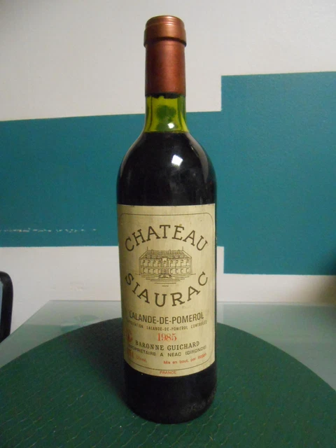 Ancien Vin Lalande De  Pomerol  Chateau Siaurac  1985