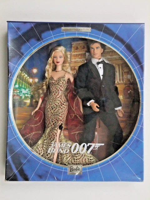 Barbie Collector – Coffret James Bond 007 – Ken Et Barbie – Mattel 2002 – Neuf