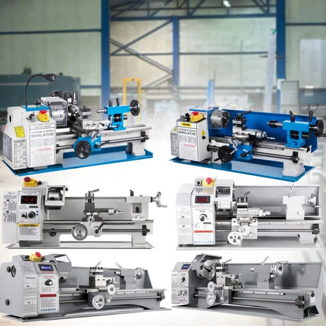 VEVOR Metalldrehmaschine 1100 W 220 x 750 mm 38 mm Spinl Blushless/Bürstenmotor Digitalanzeige VEVOR Metalldrehmaschine 1100 W 220 x 750 mm 38 mm Spinl Blushless/Bürstenmotor Digitalanzeige