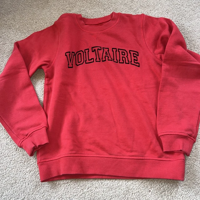 Felpa ragazzo rossa logo Vadig & Voltaire. ottime condizioni. età 10 anni