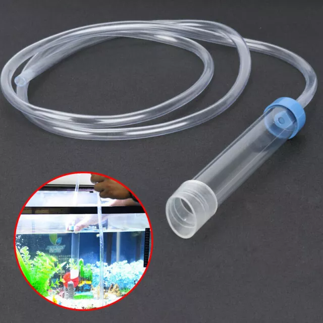 Fish Tank Aquarium Gravel Cleaner Syphon Vacuum Water Changer Pump Siphon US