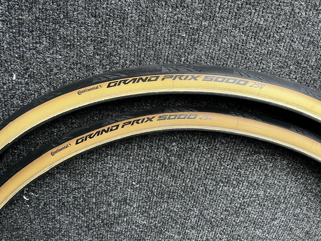 Continental GP5000 - 25 mm - ""Tour du France Limited Edition"" - cremefarben - Paar