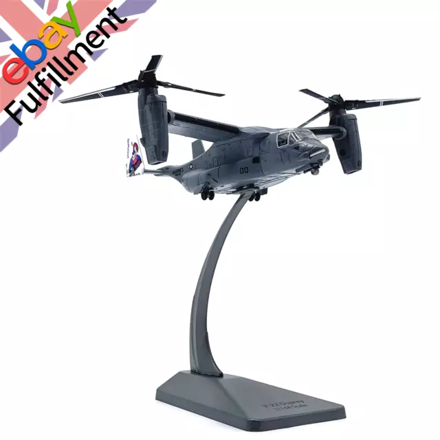 1/144 V22 Osprey Transport Helicopter Alloy Aircraft Model Plane Souvenir NEW