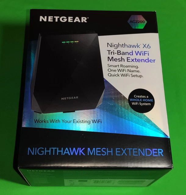 NETGEAR EX7700 - X6 Tri-Band AC2200 WLAN Mesh Repeater + Verstärker & 2x LAN 2