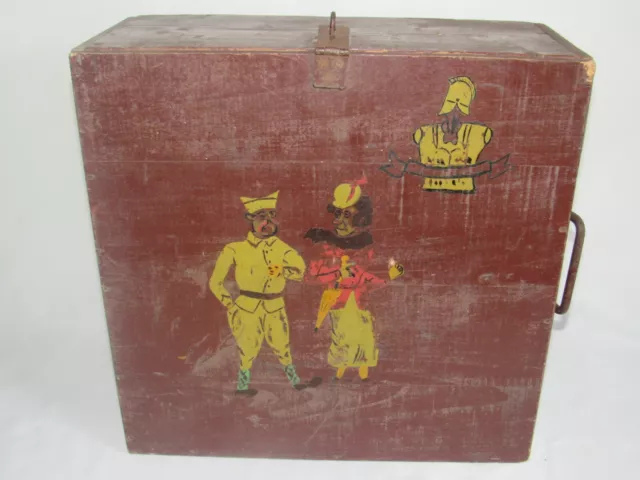 09G12 Antigua Caja De Prisionero De Guerra Soldado Del 2e Genie Francia 1940 WW2