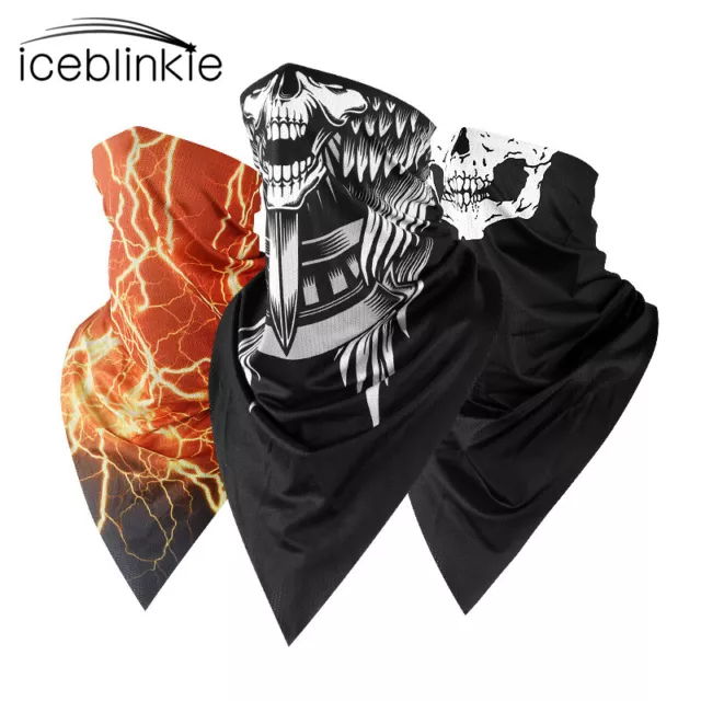 Triangle Tube Scarf Neck Gaiters Face Mask Bandana Balaclava Scarves Headgear