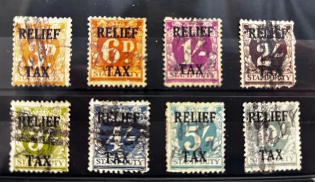 Old Australia Stamps:  NSW  RELIEF TAX STAMPS。Very Good Item。Must Have。