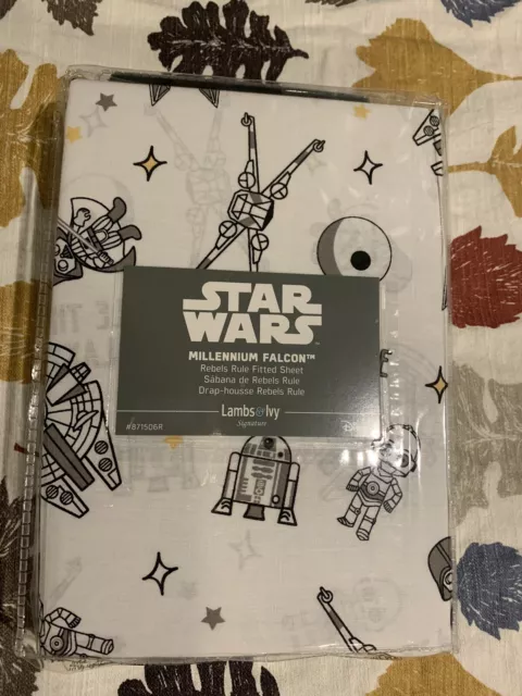 Star Wars lamb and ivy Fitted Crib Sheet