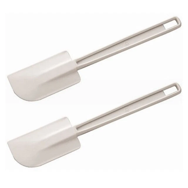2X Rubber Ended Spatula 16in 405mm Kitchen Baking Mixing Turner Utensils8094