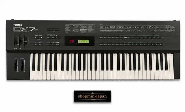 YAMAHA DX7S 61-KEY FM Synthesizer Keyboard Tested Working from