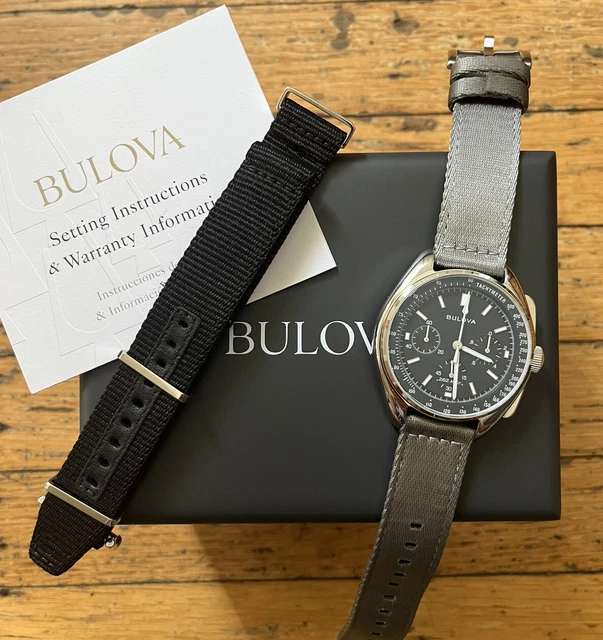 Bulova lunar pilot usato on sale