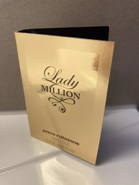 paco rabanne lady million eau the parfum 1,5 ml probe neu