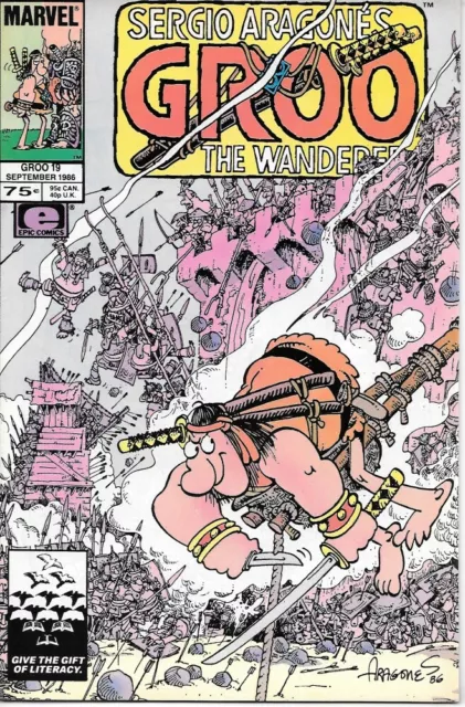 Groo the Wanderer Comic Book #19 Marvel Comics 1986 VERY HIGH GRADE UNREAD NEW