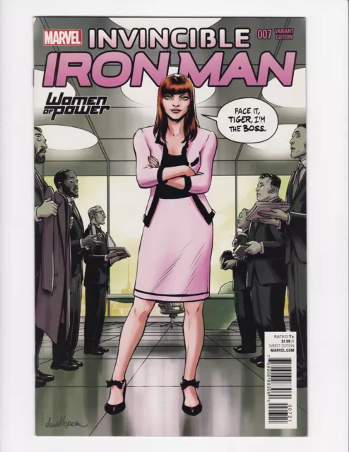 INVINCIBLE IRON MAN  7 1st App Of Riri Williams Woman Of POWER Variant 1st Print
